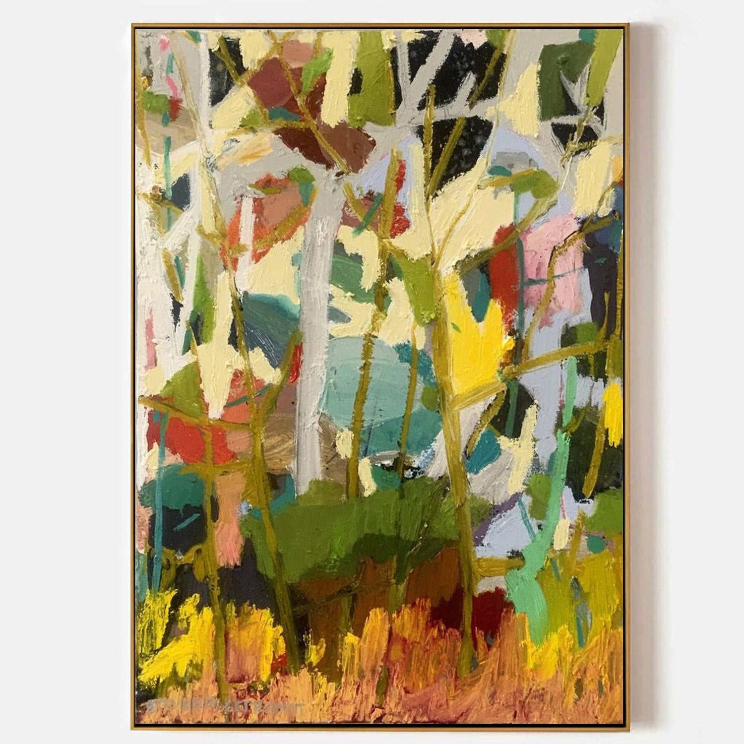 How Colorful Abstract Art Can Bring Energy and Warmth Into Your Home - ARABELART