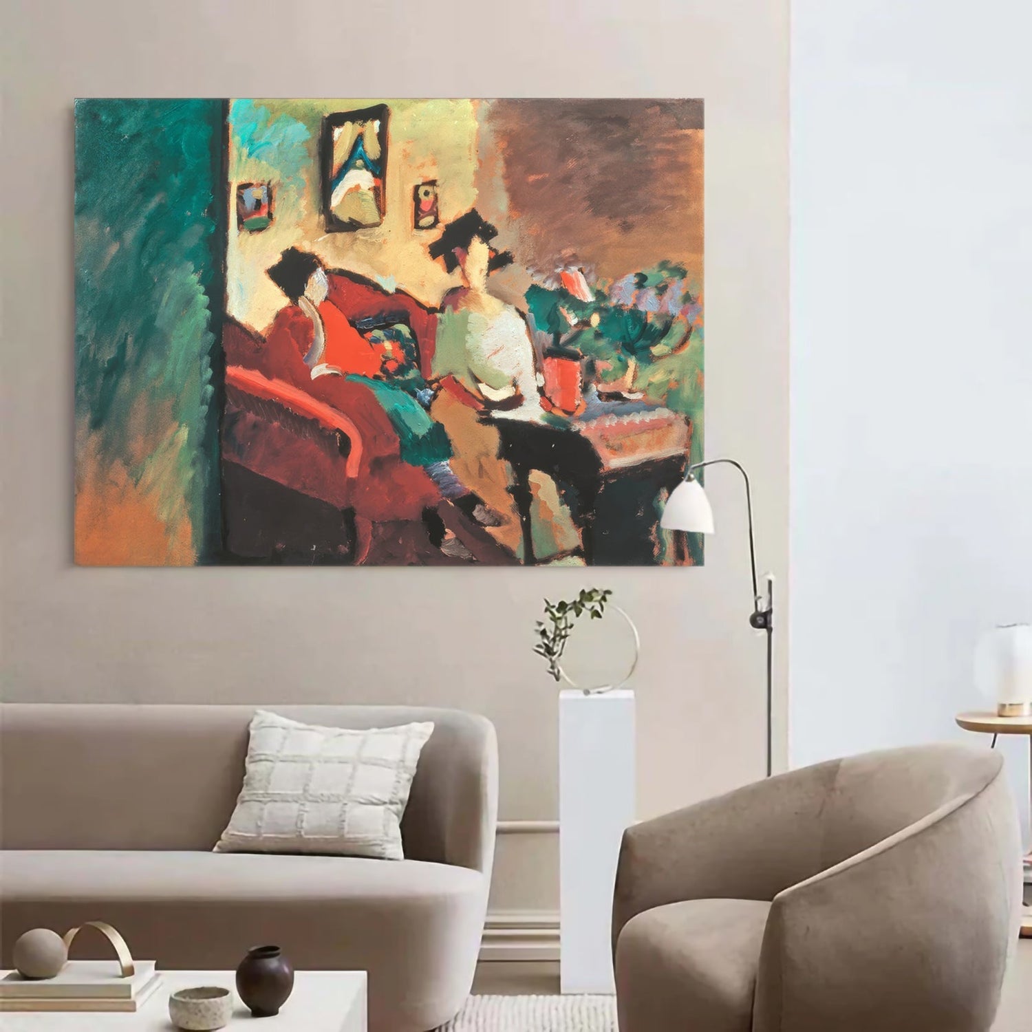 Stillness in Motion – Why This Interior Scene Painting Feels So Personal - ARABELART
