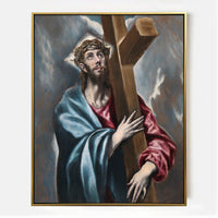 Jesus Carrying the Cross – Christian Wall Art Hand-Painted Oil Painting AR1527