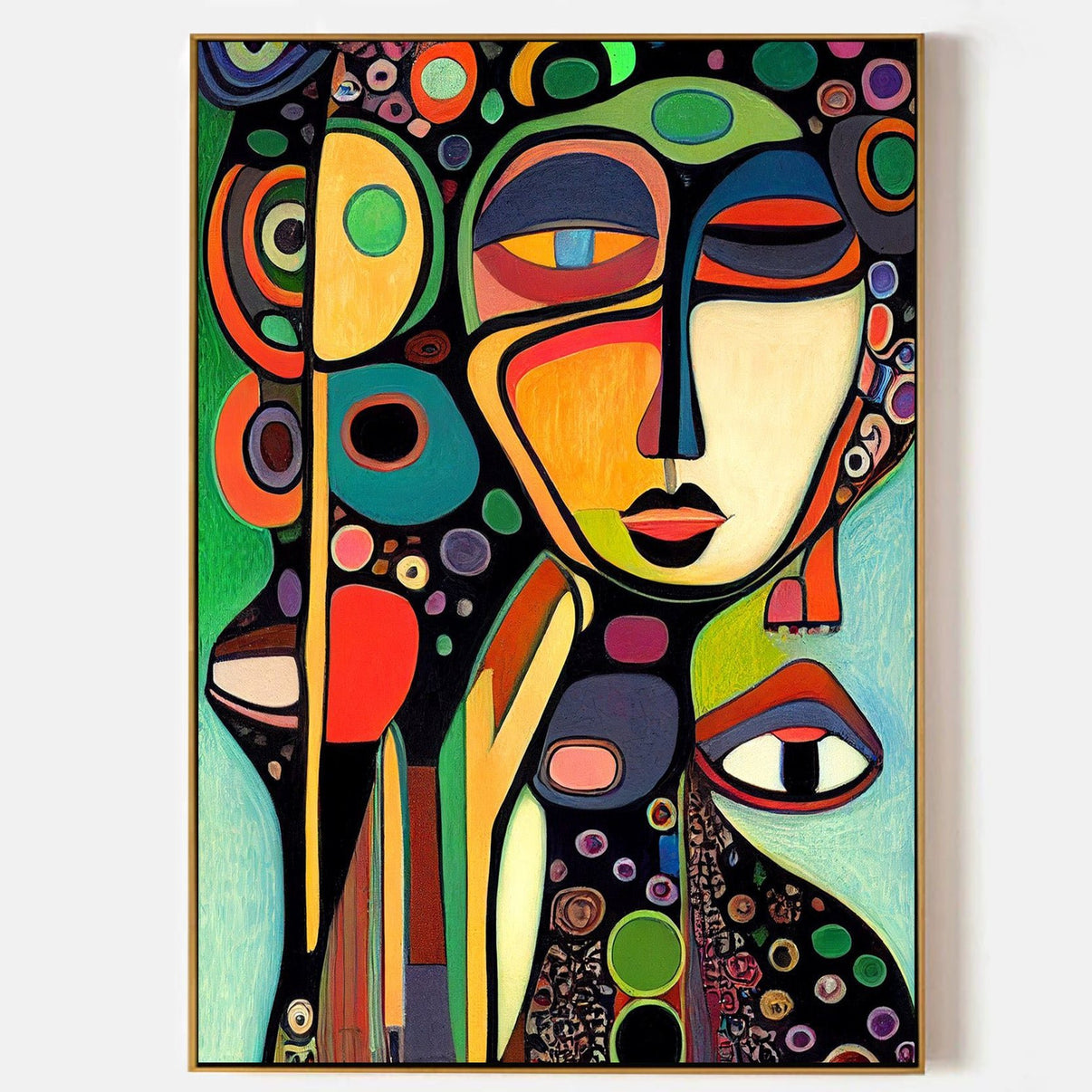 Abstract handmade Oil Painting