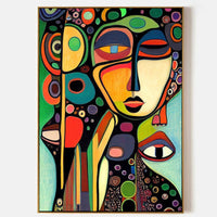 Abstract handmade Oil Painting