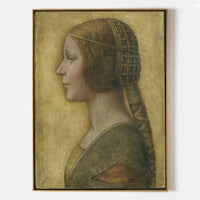 Beautiful Princess by Leonardo da Vinci - Famous Art Reproduction - ARABELART