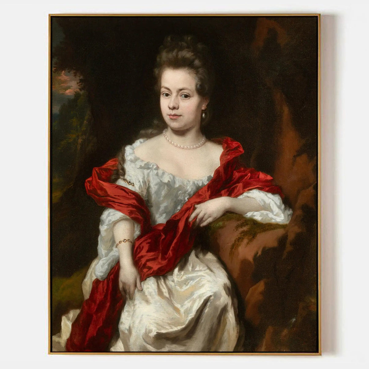 Portrait of Noble Lady - Famous Art Reproduction - ARABELART