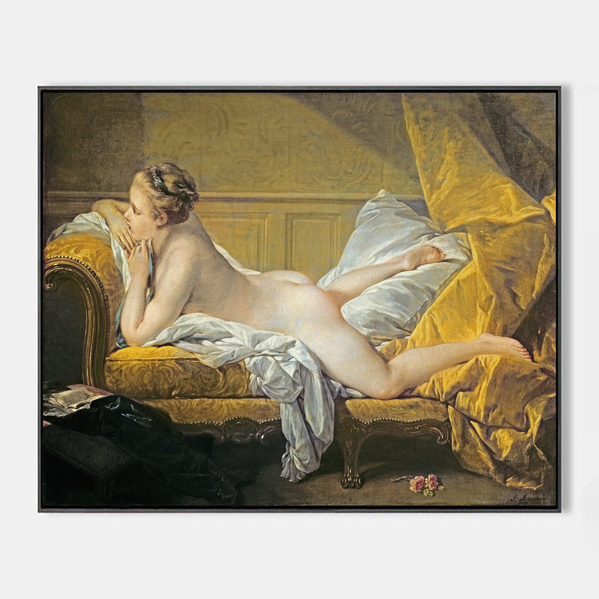 Reclining Nude by François Boucher - Famous Art Reproduction - ARABELART