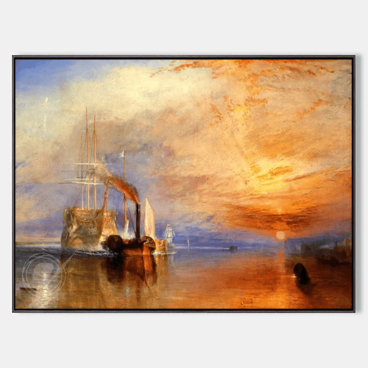 The Fighting 'Téméraire' tugged to her last Berth to be broken up - ARABELART