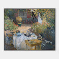 The Luncheon: Monet's Garden at Argenteuil - Famous Art Reproduction - ARABELART