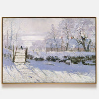 The Magpie by Claude Monet - Famous Art Reproduction - ARABELART